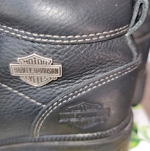 Harley-Davidson leather ankle boots